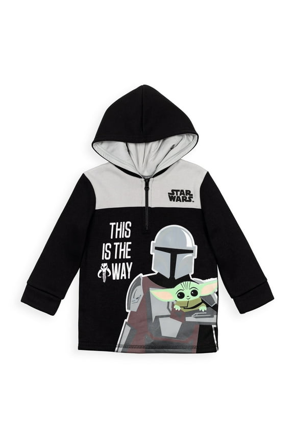 The Child Toddler Boys Fleece Half Zip Hoodie Toddler to Big Kid