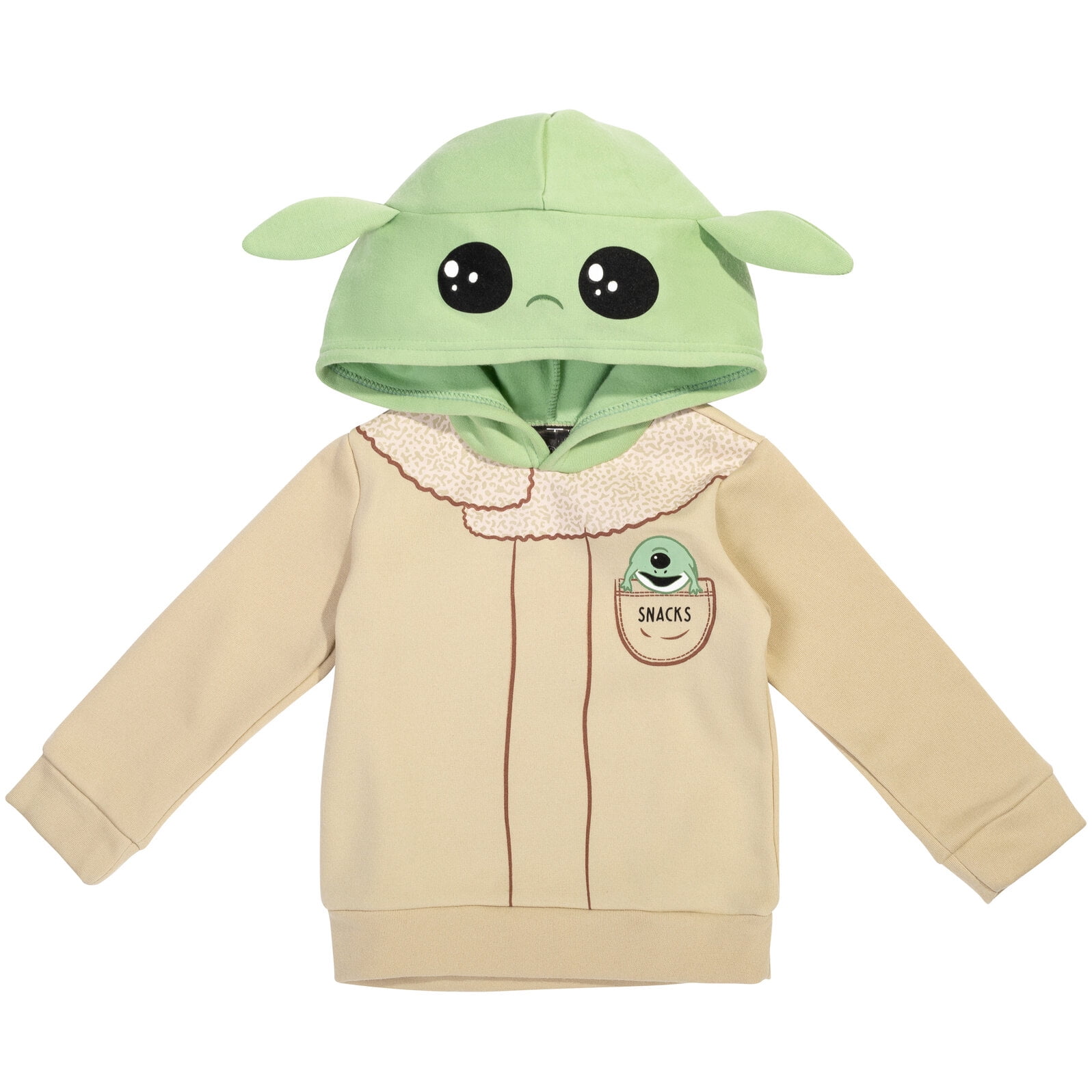 Fleece Hoodie Baby Yoda Sweatshirt For Kids Star Wars Mandalorian