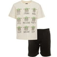 thumbnail image 1 of Star Wars The Child Toddler Boys T-Shirt and Mesh Shorts Outfit Set Toddler to Big Kid, 1 of 5