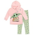 thumbnail image 1 of Star Wars The Child Toddler Girls Pullover Fleece Hoodie and Leggings Outfit Set Infant to Big Kid, 1 of 5