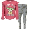 thumbnail image 1 of Star Wars The Child Toddler Girls T-Shirt and Leggings Outfit Set Toddler to Big Kid, 1 of 5