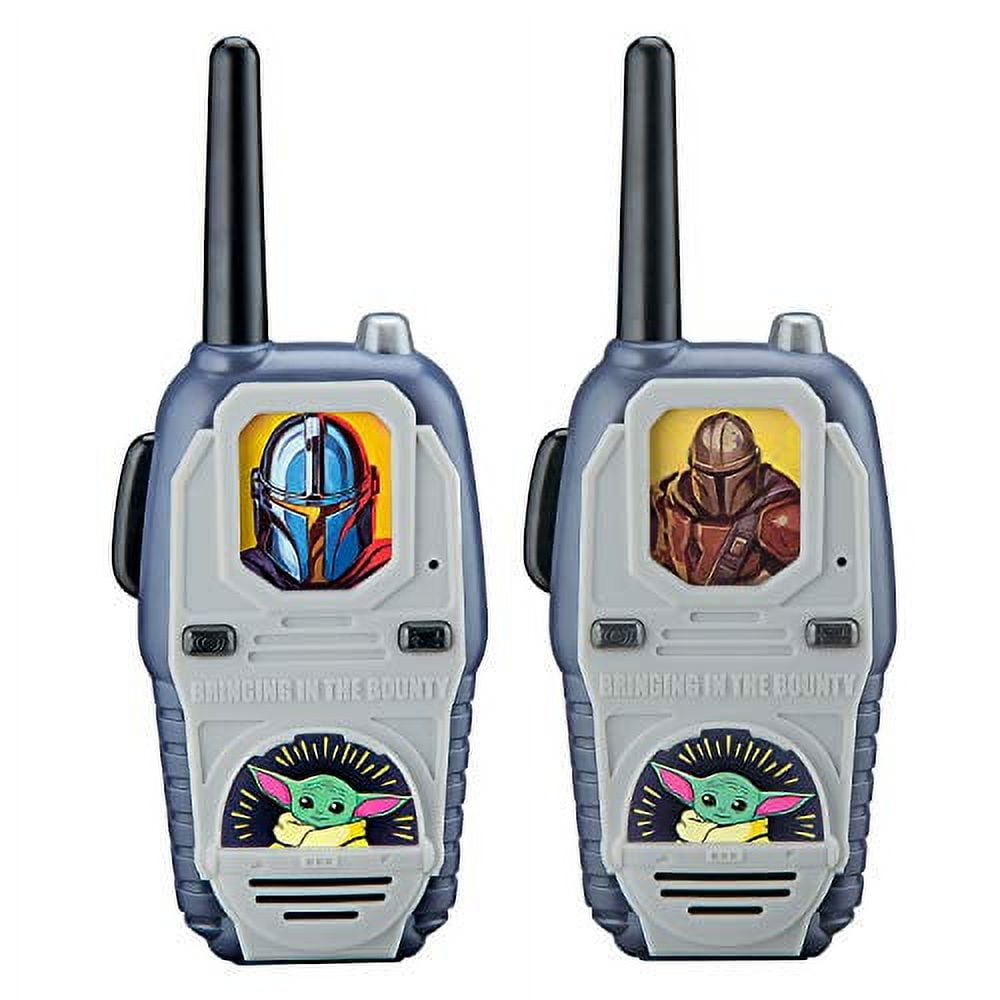 Star Wars The Child Walkie Talkies, Long Range Static Free , Built-in  Lights and Sounds
