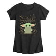 thumbnail image 1 of Star Wars - The Child - Youth Girls Fitted Short Sleeve T-Shirt, 1 of 4