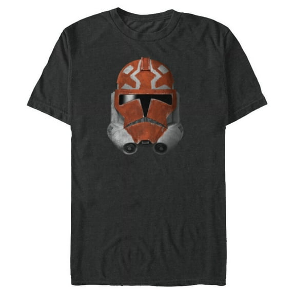 Star Wars The Clone Wars 332nd Ahsoka Trooper Distressed - Short Sleeve Blended T-Shirt for Adults - Customized-Dark Heather