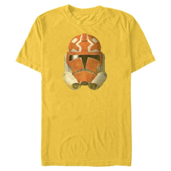 Star Wars The Clone Wars 332nd Ahsoka Trooper Distressed - Short Sleeve Blended T-Shirt for Adults - Customized-Yellow