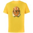 thumbnail image 1 of Star Wars The Clone Wars 332nd Ahsoka Trooper Distressed - Short Sleeve Cotton T-Shirt for Adults - Customized-Yellow, 1 of 2