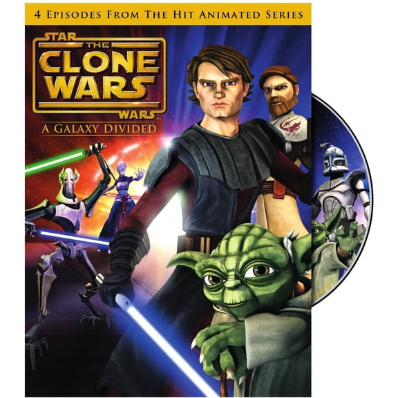 Star Wars: The Clone Wars - A Galaxy Divided (DVD)