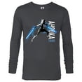 thumbnail image 1 of Star Wars The Clone Wars Ahsoka Tano Dual Lightsabers - Long Sleeve T-Shirt for Men - Customized-Charcoal Heather, 1 of 5