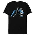 thumbnail image 1 of Star Wars The Clone Wars Ahsoka Tano Dual Lightsabers - Short Sleeve Blended T-Shirt for Adults - Customized-Black, 1 of 5