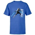 thumbnail image 1 of Star Wars The Clone Wars Ahsoka Tano Dual Lightsabers - Short Sleeve T-Shirt for Kids - Customized-Royal, 1 of 5