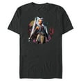 thumbnail image 1 of Star Wars The Clone Wars Ahsoka Tano Fearless Jedi - Short Sleeve Blended T-Shirt for Adults - Customized-Dark Heather, 1 of 5