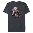 thumbnail image 1 of Star Wars The Clone Wars Ahsoka Tano Fearless Jedi - Short Sleeve Blended T-Shirt for Adults - Customized-Navy Heather, 1 of 5