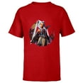 thumbnail image 1 of Star Wars The Clone Wars Ahsoka Tano Fearless Jedi - Short Sleeve T-Shirt for Kids - Customized-Red, 1 of 5