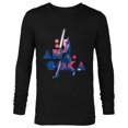 thumbnail image 1 of Star Wars The Clone Wars Ahsoka Tano Pink Galaxy - Long Sleeve T-Shirt for Men - Customized-Black, 1 of 5