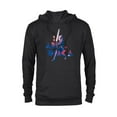 thumbnail image 1 of Star Wars The Clone Wars Ahsoka Tano Pink Galaxy - Pullover Hoodie for Adults - Customized-Black, 1 of 5