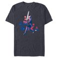 thumbnail image 1 of Star Wars The Clone Wars Ahsoka Tano Pink Galaxy - Short Sleeve Blended T-Shirt for Adults - Customized-Navy Heather, 1 of 5