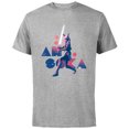 thumbnail image 1 of Star Wars The Clone Wars Ahsoka Tano Pink Galaxy - Short Sleeve Cotton T-Shirt for Adults - Customized-Athletic Heather, 1 of 5