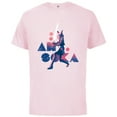 thumbnail image 1 of Star Wars The Clone Wars Ahsoka Tano Pink Galaxy - Short Sleeve Cotton T-Shirt for Adults - Customized-Soft Pink, 1 of 5