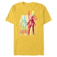 thumbnail image 1 of Star Wars The Clone Wars Ahsoka Tano Pop Art Repeat - Short Sleeve Blended T-Shirt for Adults - Customized-Yellow, 1 of 5