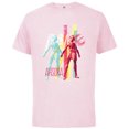 thumbnail image 1 of Star Wars The Clone Wars Ahsoka Tano Pop Art Repeat - Short Sleeve Cotton T-Shirt for Adults - Customized-Soft Pink, 1 of 5