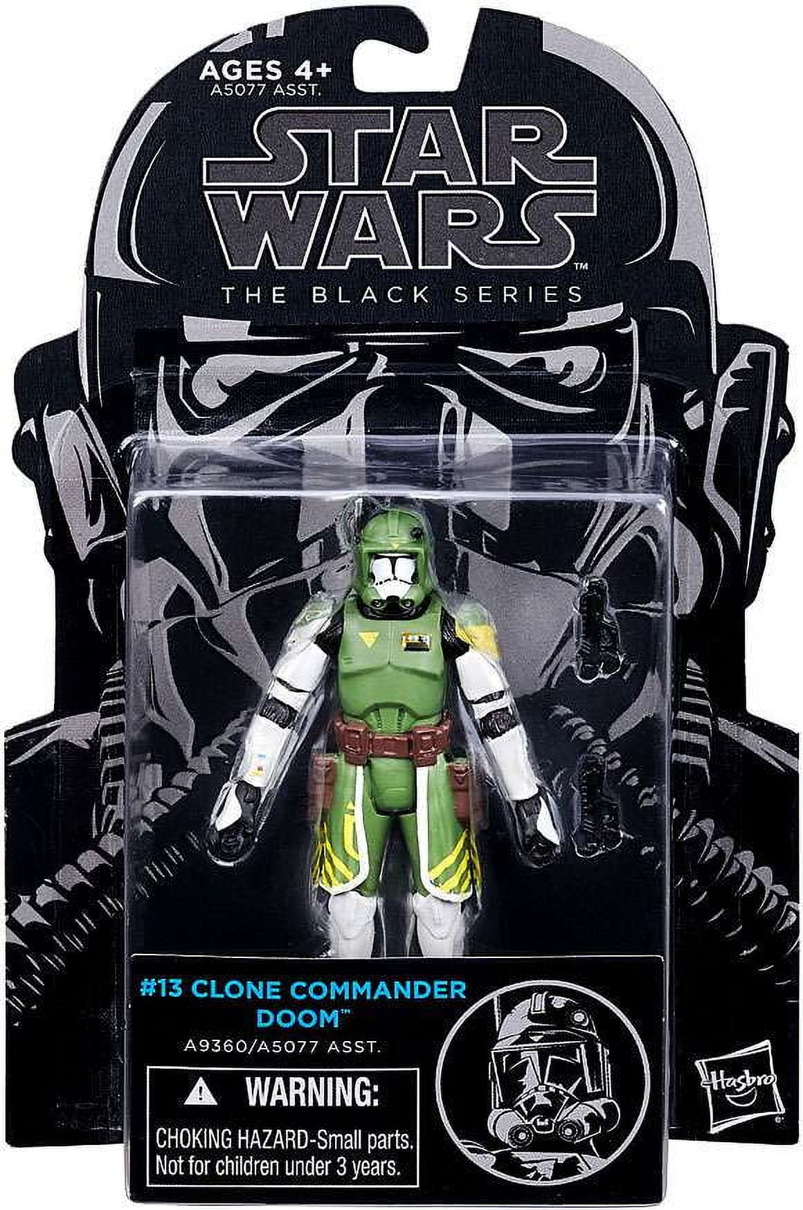 Star Wars The Clone Wars Black Series Commander Doom 3.75" Action Figure #13