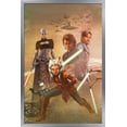 thumbnail image 1 of Star Wars: The Clone Wars - Celebration Mural Wall Poster, 14.725" x 22.375", Framed, 1 of 3