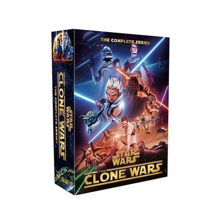 Star Wars The Clone Wars Complete Series Seasons 1-7 (DVD)