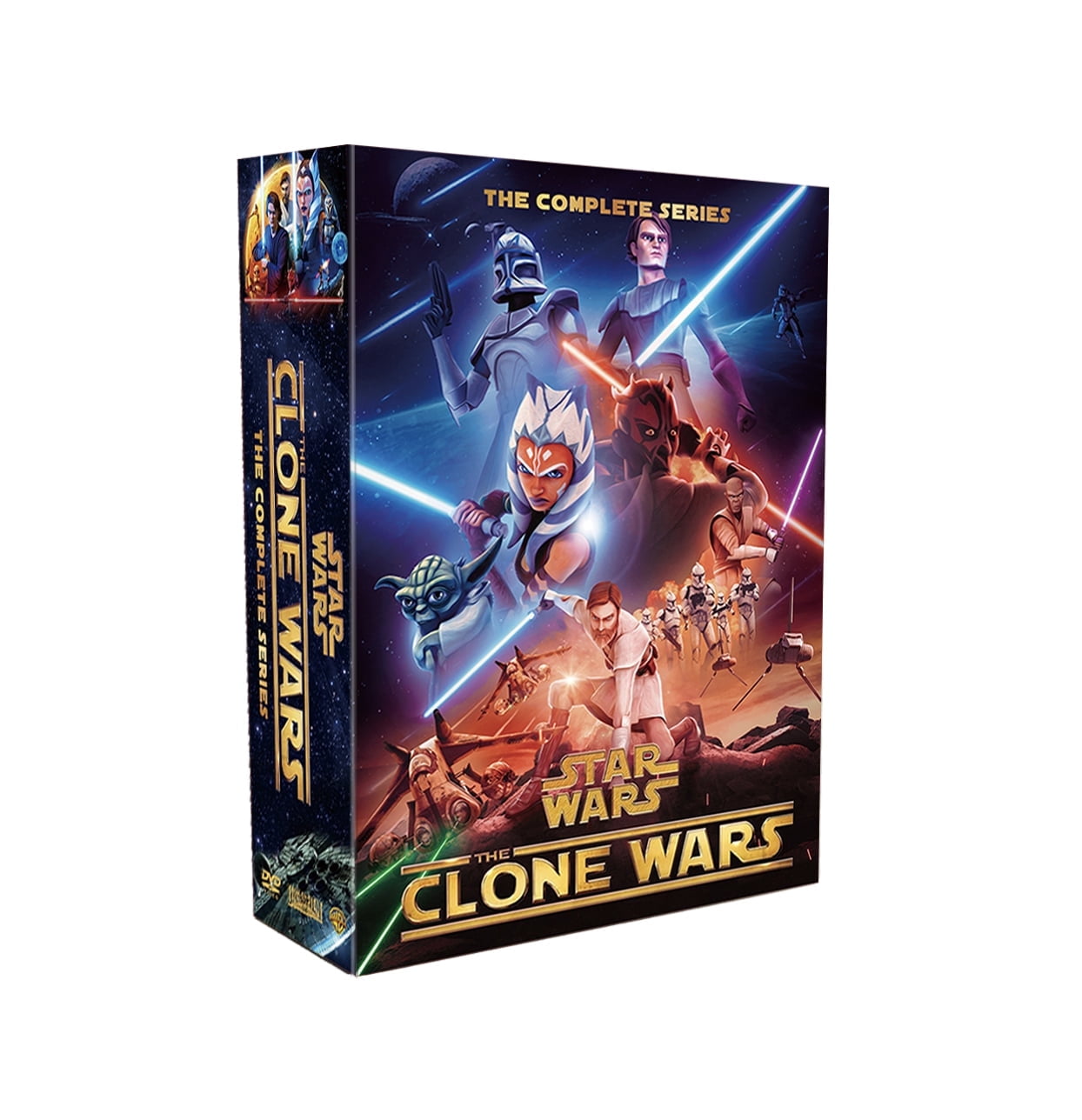 Star Wars Clone Wars Complete Series Seasons 1 7 DVD Movies Walmart