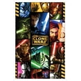 thumbnail image 1 of Star Wars: The Clone Wars - Grid Wall Poster, 14.725" x 22.375", Framed, 1 of 5