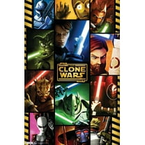 Star Wars: The Clone Wars - Grid Wall Poster, 22.375" x 34"