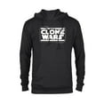 thumbnail image 1 of Star Wars The Clone Wars Logo - Pullover Hoodie for Adults - Customized-Black, 1 of 5