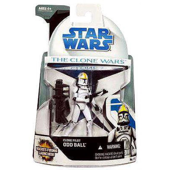 Star Wars The Clone Wars Pilot Odd Ball Action Figure #11
