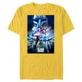 thumbnail image 1 of Star Wars The Clone Wars Series Poster - Short Sleeve Blended T-Shirt for Adults - Customized-Yellow, 1 of 5