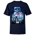 thumbnail image 1 of Star Wars The Clone Wars Series Poster - Short Sleeve T-Shirt for Kids - Customized-Navy, 1 of 5