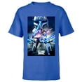 thumbnail image 1 of Star Wars The Clone Wars Series Poster - Short Sleeve T-Shirt for Kids - Customized-Royal, 1 of 5