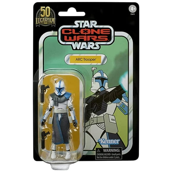 Star Wars The Clone Wars: The Vintage Collection ARC Trooper Kids Toy Action Figure for Boys and Girls (4”) (NON-MINT PACKAGE)