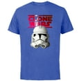 thumbnail image 1 of Star Wars The Clone Wars Trooper Helmet - Short Sleeve Cotton T-Shirt for Adults - Customized-Royal Heather, 1 of 5