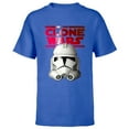 thumbnail image 1 of Star Wars The Clone Wars Trooper Helmet - Short Sleeve T-Shirt for Kids - Customized-Royal, 1 of 5