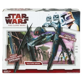 Star Wars The Clone Wars Vehicles 2009 Vulture Droid 3.75" Action Figure Vehicle