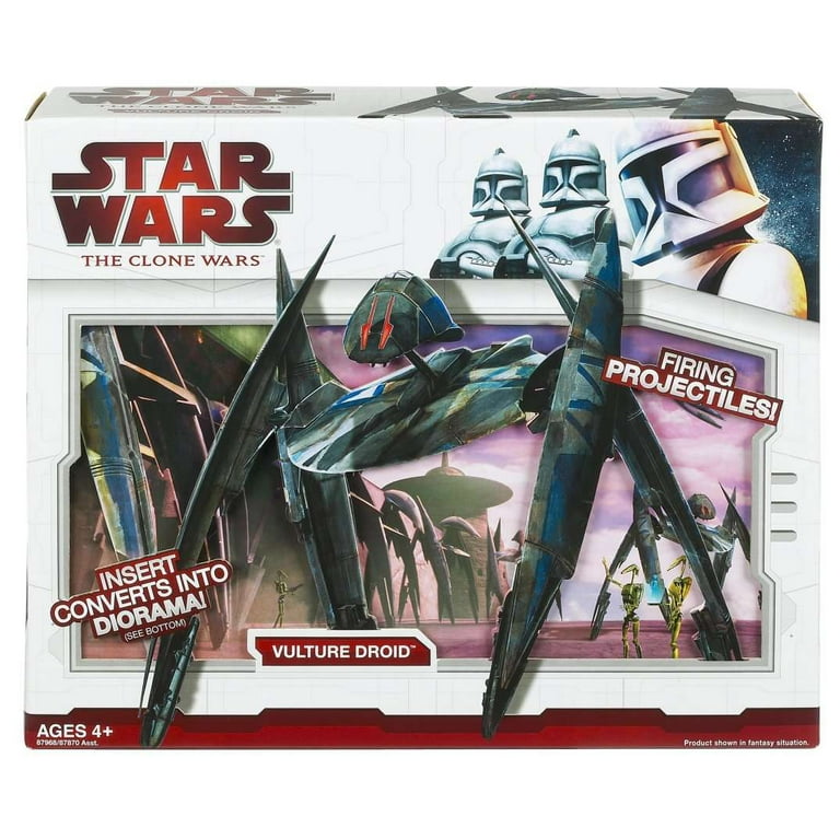 Star Wars The Clone Wars Vehicles 2009 Vulture Droid 3.75 Star Wars The Clone Wars Vehicles 2009 Vulture Droid 3.75
