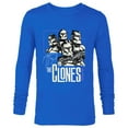 thumbnail image 1 of Star Wars The Clones Tour ‘02 - Long Sleeve T-Shirt for Men - Customized-Royal, 1 of 5