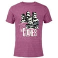 thumbnail image 1 of Star Wars The Clones Tour ‘02 - Short Sleeve Blended T-Shirt for Adults - Customized-Purple, 1 of 5