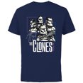 thumbnail image 1 of Star Wars The Clones Tour ‘02 - Short Sleeve Cotton T-Shirt for Adults - Customized-Navy, 1 of 5
