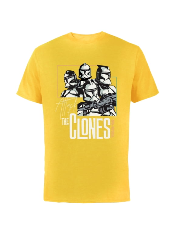 The Clones Tour ‘02 - Short Sleeve Cotton T-Shirt for Adults - Customized-Yellow