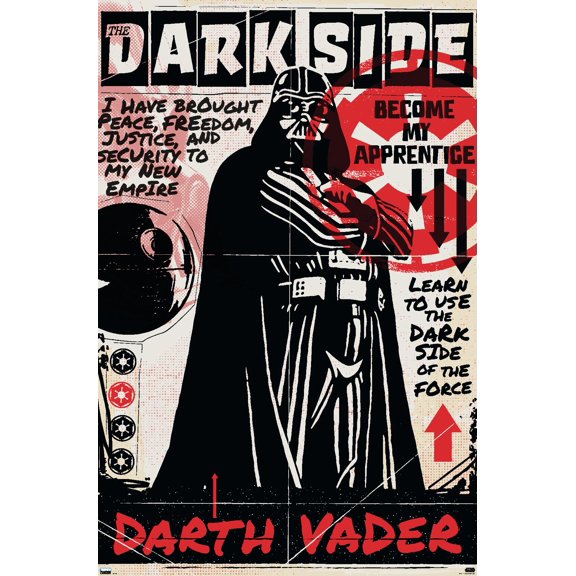 Star Wars: The Dark Side - Become My Apprentice Wall Poster, 22.375" x 34"