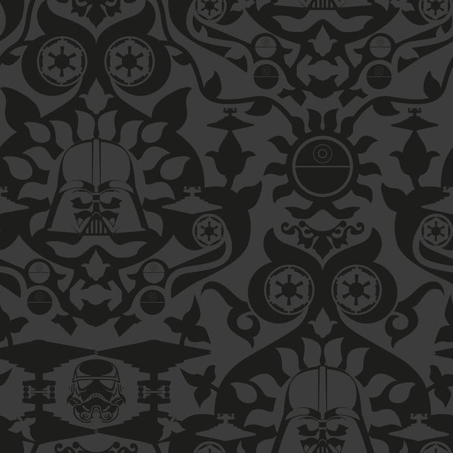 Star Wars The Dark Side Damask Peel & Stick Wallpaper