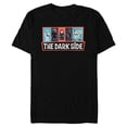 thumbnail image 1 of Star Wars The Dark Side Darth Vader Maul Emperor Grievous - Short Sleeve Blended T-Shirt for Adults - Customized-Black, 1 of 5