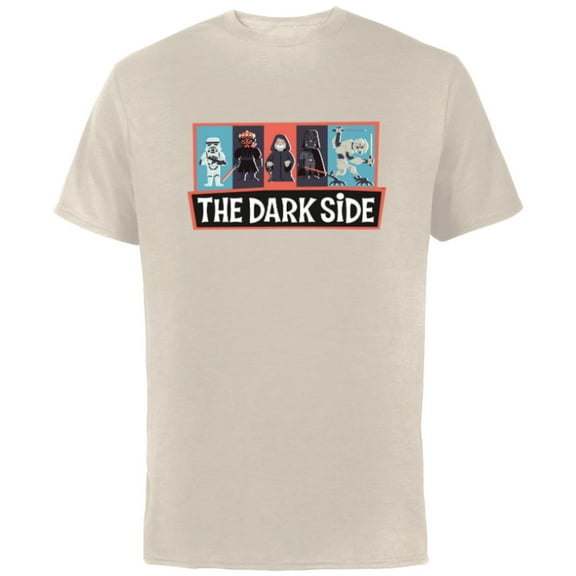 Star Wars The Dark Side Darth Vader Maul Emperor Grievous - Short Sleeve Cotton T-Shirt for Adults - Customized-Natural