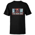 thumbnail image 1 of Star Wars The Dark Side Darth Vader Maul Emperor Grievous - Short Sleeve T-Shirt for Kids - Customized-Black, 1 of 5