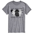 thumbnail image 1 of Star Wars - The Dark Side Made Me Do It - Men's Short Sleeve Graphic T-Shirt, 1 of 4